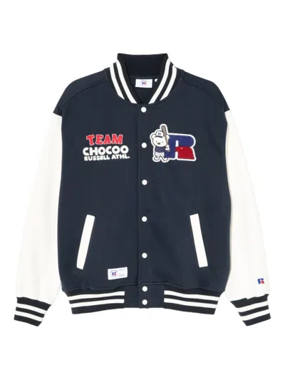 X RUSSELL ATHLETIC 小熊刺绣夹克