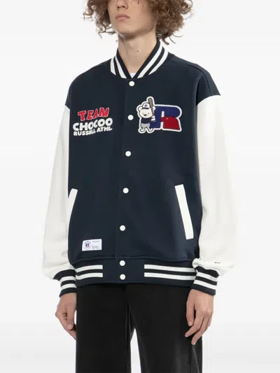 X RUSSELL ATHLETIC 小熊刺绣夹克