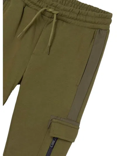 Mayoral Cargo-pocket Tracksuit Bottoms In Green
