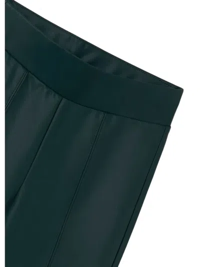 Mayoral Faux-leather Leggings In Green
