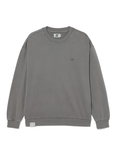 Izzue Logo-embroidered Sweatshirt In Gray