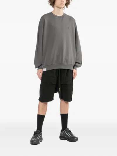 Izzue Logo-embroidered Sweatshirt In Gray