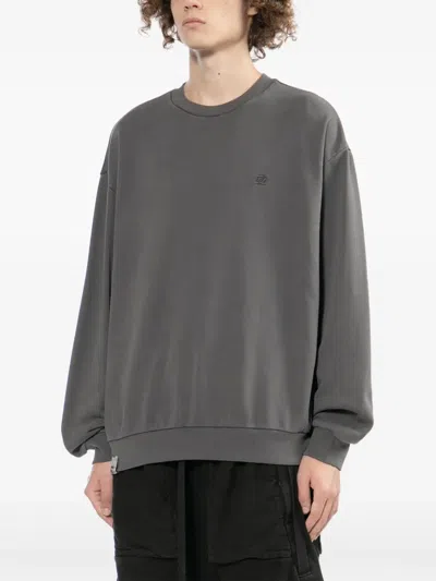 Izzue Logo-embroidered Sweatshirt In Gray