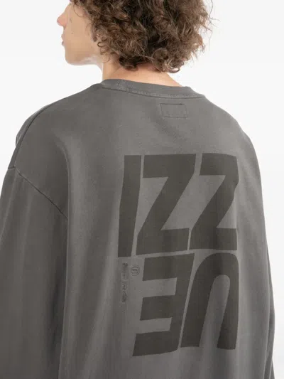 Izzue Logo-embroidered Sweatshirt In Gray