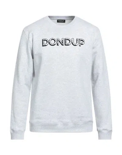Dondup Man Sweatshirt Light Grey Size L Cotton In Gray