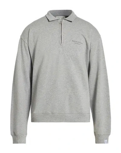 Mackintosh Man Sweatshirt Grey Size L Organic Cotton In Gray
