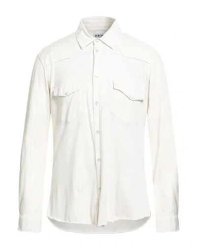 Berna Man Shirt Off White Size Xxl Cotton In White
