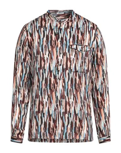 Imperial Man Shirt Beige Size Xl Viscose In Neutral