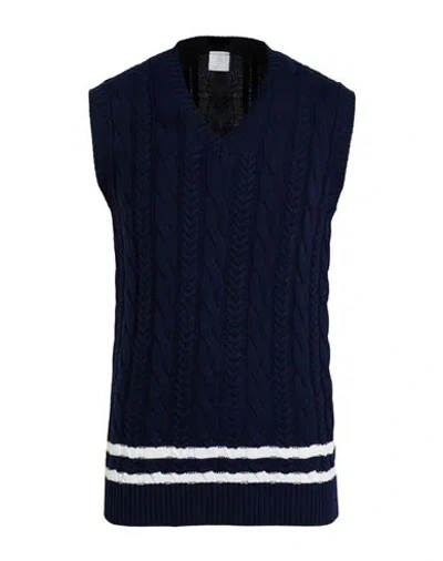 Eleventy Platinum Man Sweater Midnight Blue Size M Wool In Blue