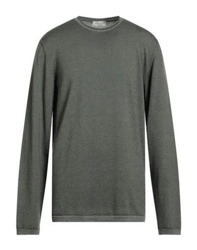 Wool & Co Man Sweater Military Green Size Xl Merino Wool