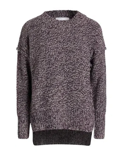 8pm Woman Sweater Dark Purple Size Xs Acrylic, Alpaca Wool, Wool, Viscose In Purple