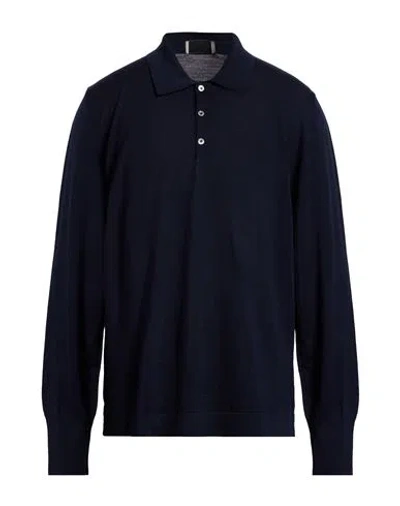 Officine Generale Officine Générale Man Sweater Navy Size Xxl Merino Wool In Blue