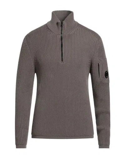 C.p. Company C. P. Company Man Turtleneck Khaki Size Xl Virgin Wool, Polyester In Gray