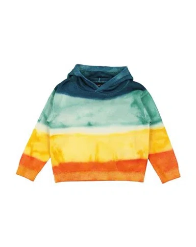 Alanui Toddler Boy Sweater Orange Size 6 Virgin Wool In Multi