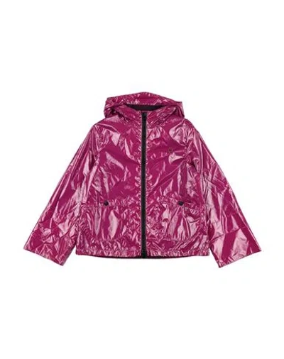 Herno Gloss Toddler Girl Jacket Mauve Size 6 Polyamide, Polyurethane Coated, Polyester In Purple