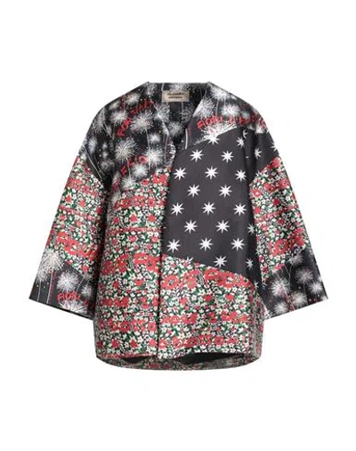 Alessandro Enriquez Woman Jacket Black Size 6 Polyester In Black