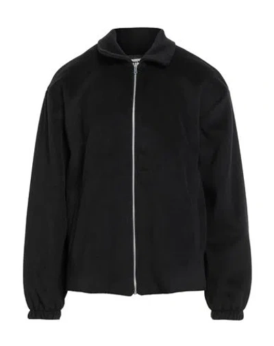 A Paper Kid Man Jacket Black Size Xl Polyester, Viscose In Black