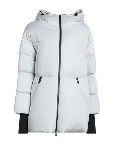 Herno Laminar Woman Puffer Off White Size 12 Polyester In White