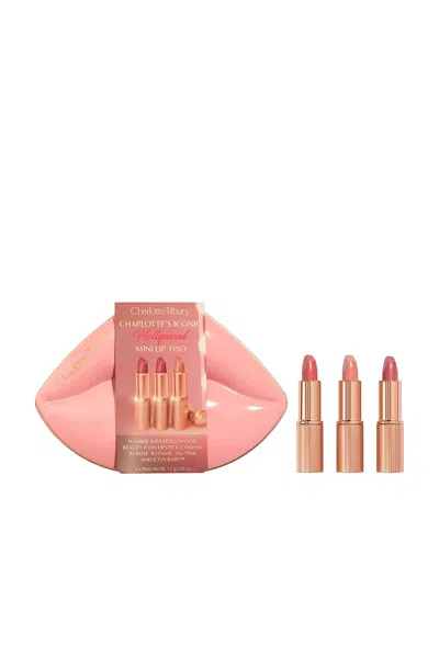 Charlotte Tilbury Mini Iconic Hollywood Lipstick Trio Gift Set In Pink