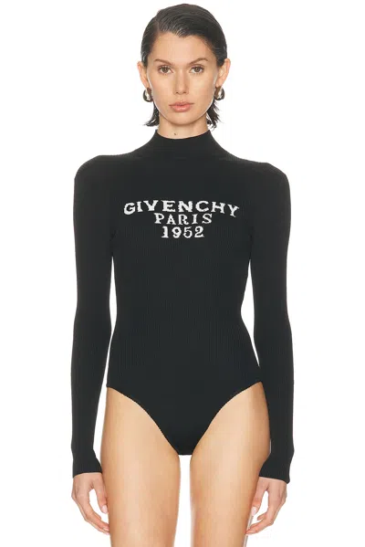 Givenchy Turtleneck Logo Wool-cashmere Sweater In Black