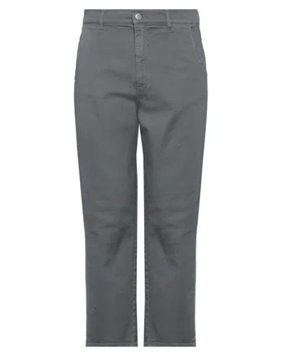 Daniele Alessandrini Homme Man Pants Lead Size 32 Cotton, Elastane In Gray