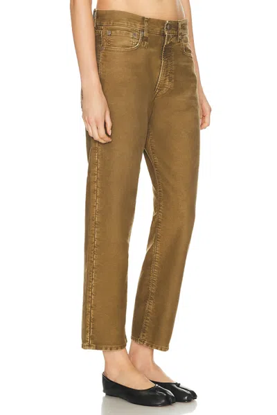 R13 Boyfriend Straight Leg In Brown