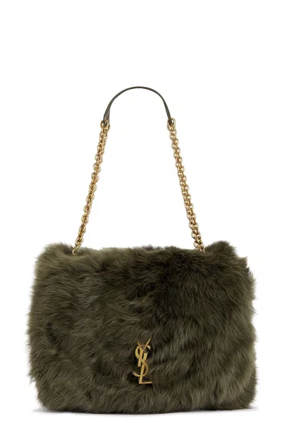 Saint Laurent Medium Jamie 4.3 Chain Bag In Green