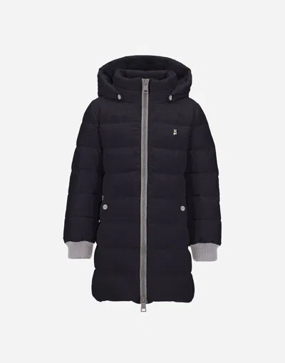 Herno Long Jacket In Black