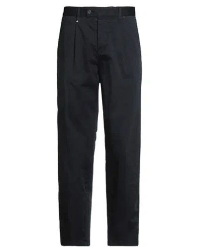 Berna Man Pants Midnight Blue Size 38 Cotton, Elastane In Blue