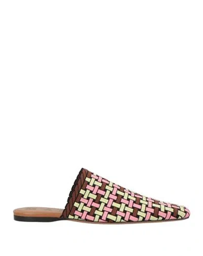 Marni Jacquard Slippers In Multi