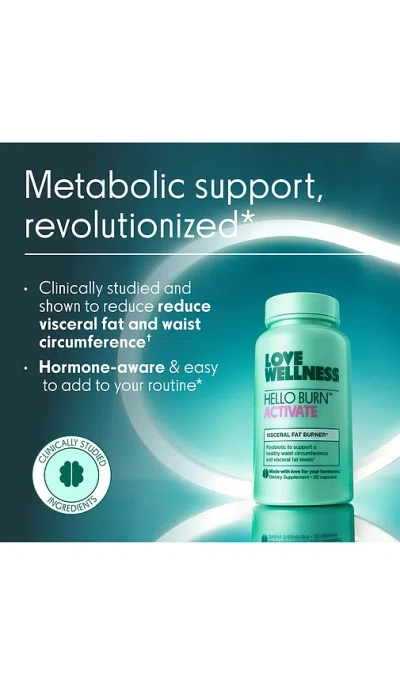 Love Wellness Hello Burn Activate In Blue