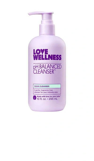 Love Wellness Ph Balanced Cleanser 10 oz In Purple