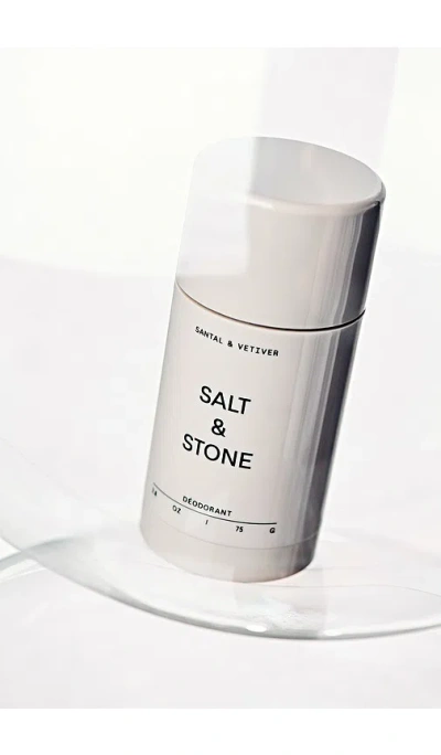 Salt & Stone Santal & Vetiver Deodorant + Mini Mist Duo In Transparent