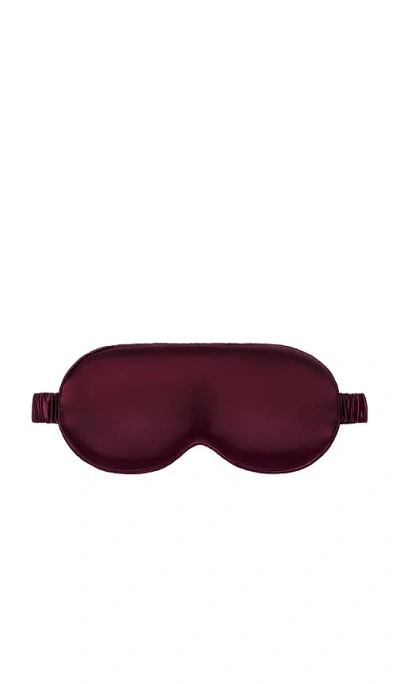Slip Contour Sleep Mask In Burgundy