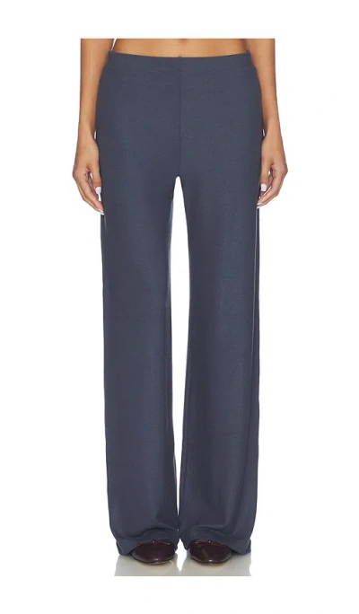 Leset Lauren Wide Leg Pants In Blue