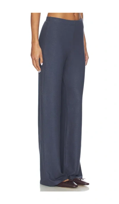Leset Lauren Wide Leg Pants In Blue