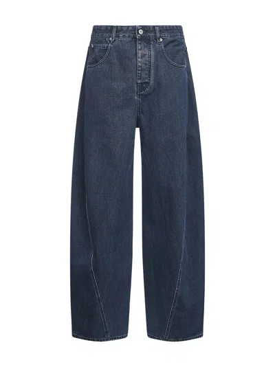 Jacquemus Blue De-nîmes Denim The Espiral Jeans In Blue