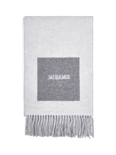 Jacquemus Panelled Fringed Scarf In Multi