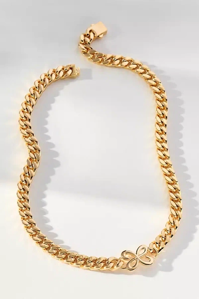 Maeve Icon Curb Chain Necklace In Gold