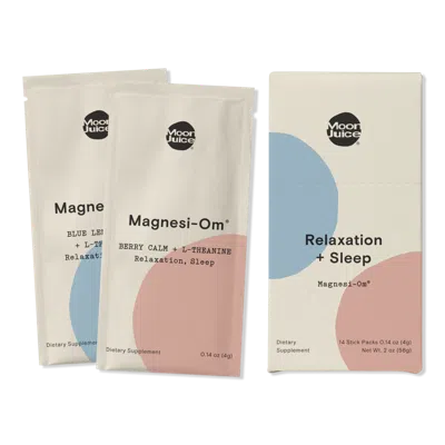 Moon Juice Magnesi-om Relaxation + Sleep Supplement - Duo Berry And Blue Lemon In Transparent