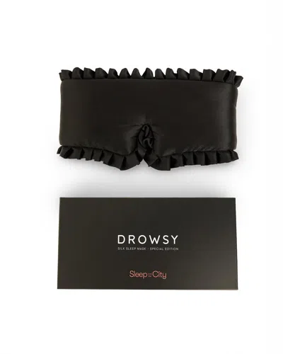 Drowsy Sleep In The City Silk Sleep Mask In Multi