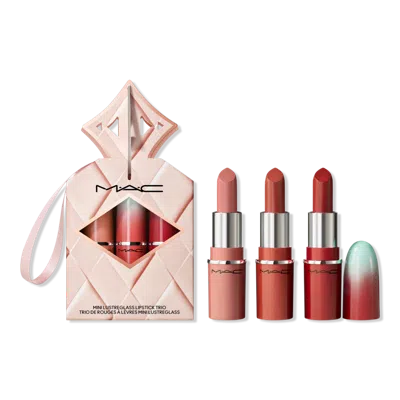 Mac Wildest Gleams Mini Lustreglass Lip Trio Classics (worth £48) In Multi