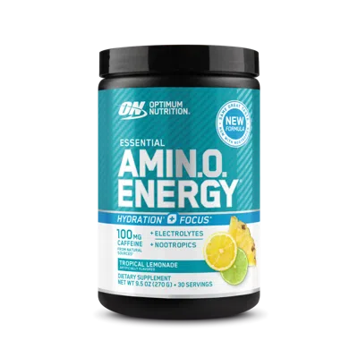 Optimum Nutrition Amino Energy + Focus Powder - Tropical Lemonade