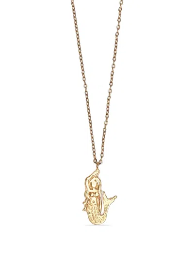 Labelled Jewellery Sirena Mermaid Necklace In Gold