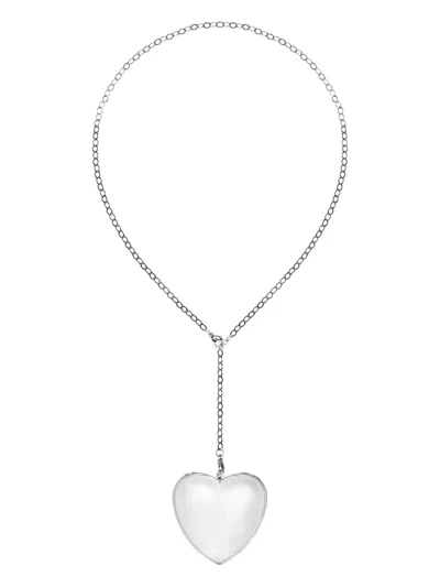 The Good Statement Small Heart Necklace In Multi