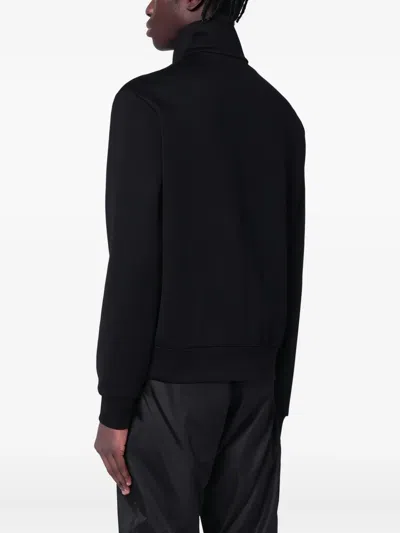Prada Sweatshirt With Re-nylon Insert In Black