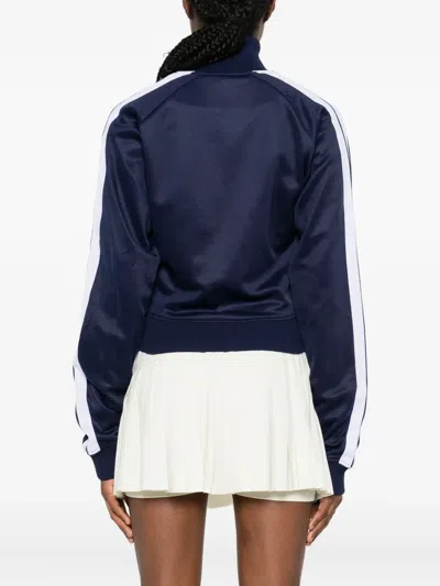 Stella Mccartney Stripe Track Jacket In Blue