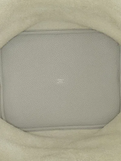 Pre-owned Hermes 2014 Clemence Picotin Lock 26 Handbag In Blue