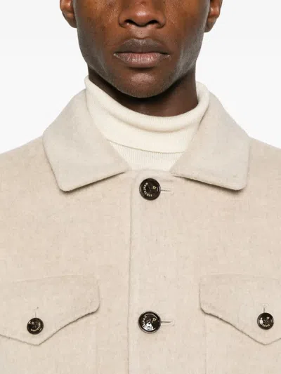 Montecore Jacket With Pockets In Neutral