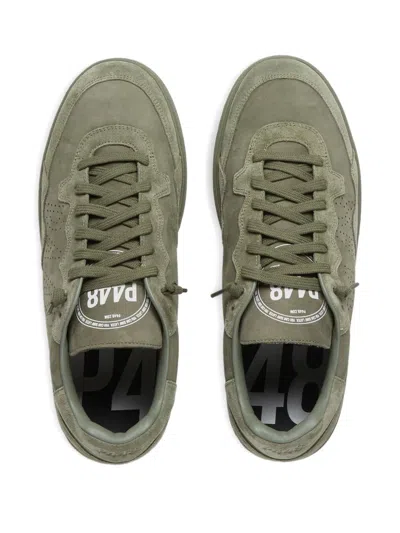 P448 Perforated Sneakers In Green